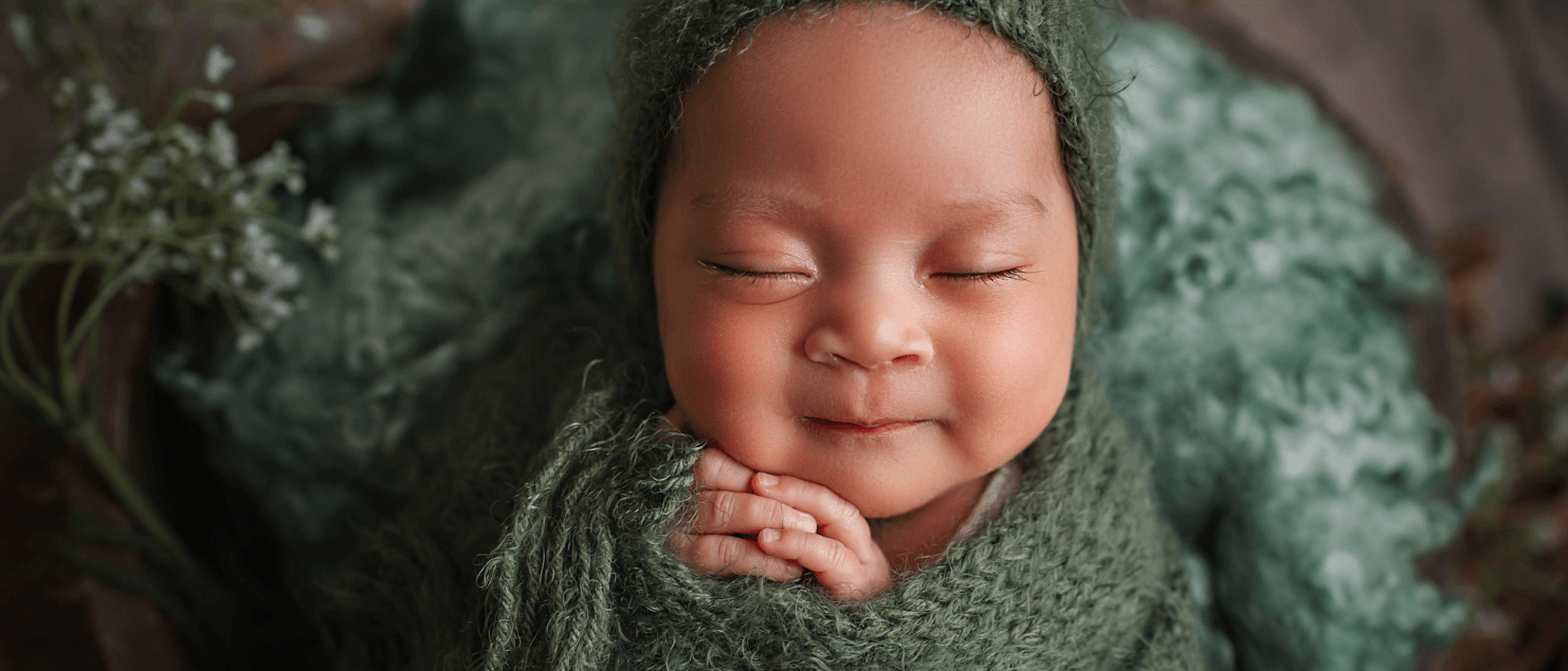 Zufriedenes Baby