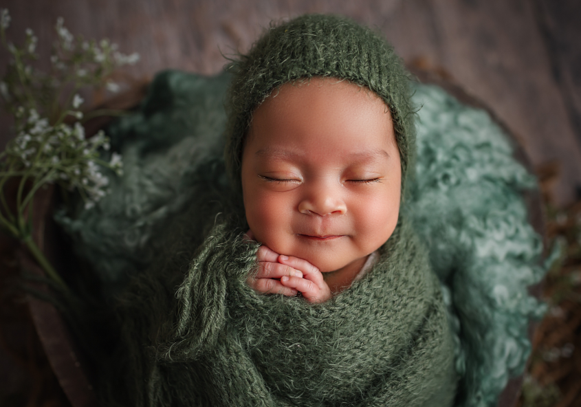 Zufriedenes Baby