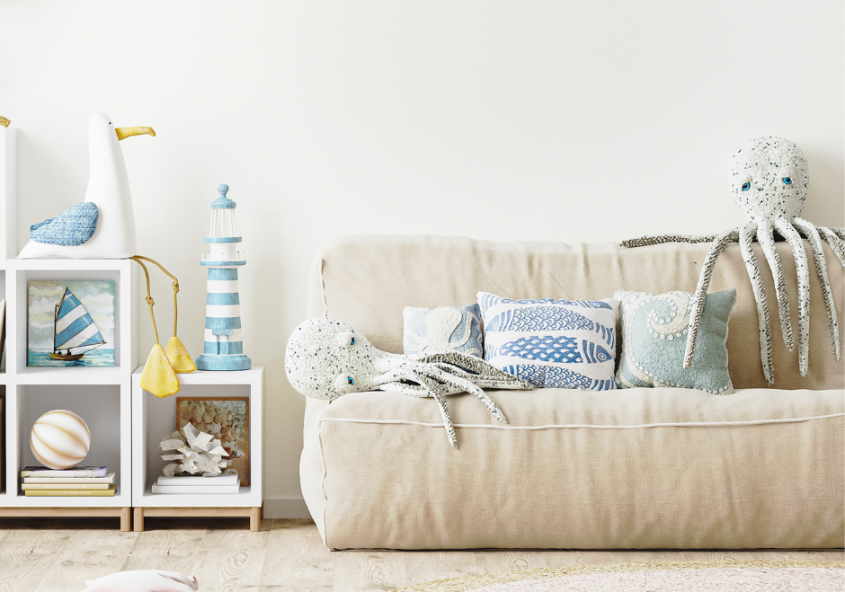 minimalistisch eingerichtetes Kinderzimmer